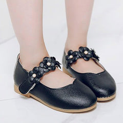 IWIHMIV Girls Shoes Girls Dress Shoes Girls Toddler Little Ballet Shoes Flower Girls Mary Jane Flat Dress Shoes Party Wedding