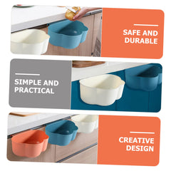 3pcs Kitchen Hanging Trash Can Bins Lids Under Sink Waste Bin Recycling for Kitchen