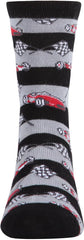 MeMoi Boys' Race Car Rayon from Rayon Crew Socks