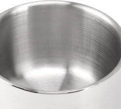 Stainless Steel Coffee Cup Set, 125ML Double Walled Coffee Mugs Espresso Cups with Saucer and Spoon, for Cappuccino,Latte,Tea,Milk,Hot Cocoa