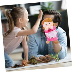 2pcs Family Hand Puppets for Adults Soft Educational for Role Play Storytelling and Games for Family Gatherings and Birthdays