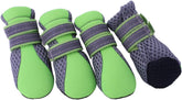Summer Breathable Mesh Pet Dog Shoes s Green Non-Slip Sole Dog Boots for Hiking Walking and Summer Adventures Fit for Comfort and Protection