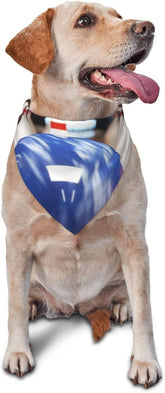 Bowling Dog Bandana Pet Scarf Accessories for Small Medium Dogs Cats Photo Prop, Triangle Pet Bandanas Adjustable Puppy Bib Washable Dog Kerchief Puppy Neckerchief