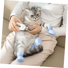 4Pcs Dog Rain Boots Non Slip Puppy Shoes for Dogs Comfortable and Durable Slip Rain Shoes for Outdoor Use Wet Conditions