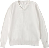 Boys Long Sleeve Shirts Boys' Cotton V Neck Basic Long Sleeve Tees Kids' Long Sleeve T-Shirts Top Baby Clothes