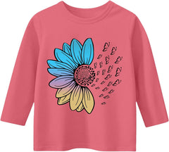 Girls Size 8 Tops Casual Solid Color Round Neck Seven Cuff T Shirt Top 3 13 Years Girls Size 8 Tops