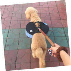 Pet Dog Sports Backpack Portable Outdoor Dog Rucksack Breathable Hound Pack Safety Leash Hook Oxford for Travel Camping Hiking s