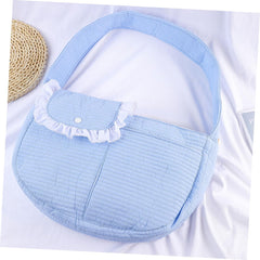 Pet Sling Carrier for Cats and Dogs Lightweight and Portable Travel Backpack Breathable Polyester Material for Hiking Camping and Daily Walks Sky Blue s