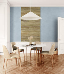 CONCORD WALLCOVERINGS ™ Display Sample, Grasscloth Texture Wallpaper – Cream Roll, Durable Vinyl Wall Covering, Natural Look, 7"x10", Elegant and Versatile Design