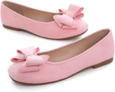 Hee grand Square Toe Ballet Flats for Women Rhinestones Chains Black Suede Dress Shoes Comfort Slip-On Loafers