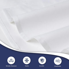 Gollnwe Tuxedo Shirts for Men Wing Collar French Cuff with Cufflinks and Bow Tie