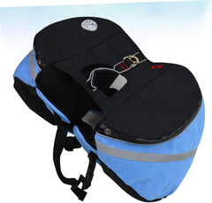 Yardwe Pet Dog Backpack Portable Dog Rucksack for Outdoor Travel Hiking Camping Breathable Hound Pack Side Pockets for Snacks Supplies s