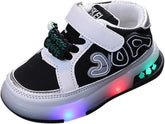 Kids Sneakers for Boys High Top Light Up Shoes Toddler Light Up Shoes Girls White Valentine Shoes for Toddler Girls