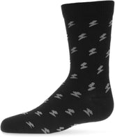 MeMoi Boys' Lightning Bolt Crew Socks