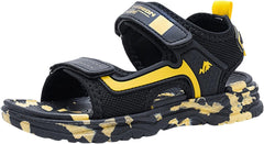 IWIHMIV Sandals Kids Toddler Water Shoes Girls and Boys Open Toe Sandals Non Slip Sole Adjustable Straps Outdoor Toddler Water Shoes