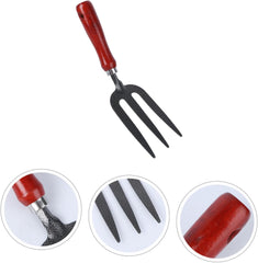 Yardwe Gardening Tool Fork Durable Hand Rake for Planting Flowers Vegetables and Bonsai for Tight Spaces Tough Soil Cultivation