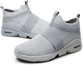 Men's Orthopedic Comfort Sneaker Walking Tennis Comfortable Wide Shoes Slip On Sneakers