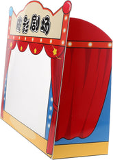 BESPORTBLE Shadow Theater Stage for Kids Small Storytelling Puppet Show Props for Kindergarten Includes Finger Puppets for Family Play and Educational Activities