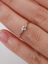 Womens Ring Small Heart Gold Color Elegant Stylish Jewelry Romantic Weddings Engagements