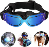 Dog Sunglasses Pet Goggles Eyewear UV Protection Waterproof Pet Sun Glasses Adjustable Strap for Dogs Puppies Cats