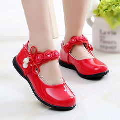 Girls Mary Jane Shoes School Kids Uniform Flat Ballet Strap Dress Formal Slip-On Shoes Performance Girl Church Shoes