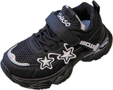 IWIHMIV Girl Sneakers Boys Slip On Shoes Outdoor Kids Shoes Toddler Boys Girls Athletic Running Sports Sneakers for Toddler