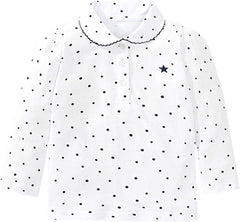 Children's Boy Long Sleeve ๐ฃ๐ผ๐น๐ผ Solid Color Button T-Shirts Tops Toddler Spring Sweatshirt Pullover Clothing