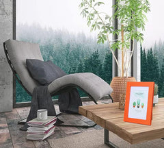 Picture Frame for 4x6 inch Photo MDF Photo Frame for Tabletop and Wall Orange 2Pack
