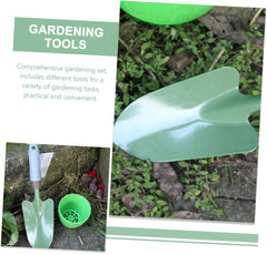 SUPVOX 2-Piece Children’s Garden Shovel and Hand Rake Tool Set Sturdy Iron Gardening Tools for Outdoor Planting Small Size for Boys and Girls for Gardening Activities