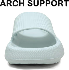 Cloud Slides for Women Men House Slide Sandals Shower Shoes Pillow Slippers Comfort Cushioned Recovery Shower Slipper Thick Sole Non-slip Quick Drying Pillow Shoes Cloud Slipper