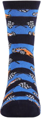 MeMoi Boys' Race Car Rayon from Rayon Crew Socks