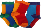 MIXIN ITUP Primary Colors Collection Socks - 3 Pair Pack - Fun Mismatch Multipack