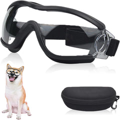 Dog Sunglasses Pet Goggles for Medium Large UV Protection Wind Protection Dust Protection Adjustable Strap Dog Glasses Suitable for Snow Beach Motorcycle