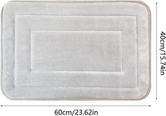 Bathroom Mat Door Mat Shower Rug Soft and Absorbent Non Slip Multi Purpose Bath Mat Rug Bathroom Floor Mat Pad Tub Mat Carpet for Bathroom, Shower, and Tub