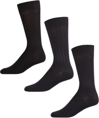 MeMoi Men's 3 Pair Pack Classic Argyle Crew Socks