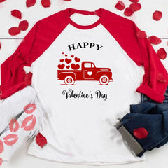Toddler Girls Boys Valentine's Day Clothes Long Sleeve Graphic T-Shirt Kids Crewneck Tees Top Soft Oversized Blouse
