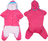 Raincoat for Dogs Waterproof Dog Rain Jacket 1 Pcs Pet Dog Cat Waterproof Rain Proof Hooded One Piece Raincoat Waterproof Small Dog Clothes Raincoat Pet Supplies M