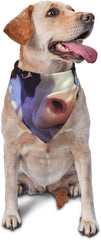 Cute Cow Dog Bandana Pet Scarf Accessories for Small Medium Dogs Cats Photo Prop, Triangle Pet Bandanas Adjustable Puppy Bib Washable Dog Kerchief Puppy Neckerchief
