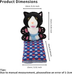 Cat Toys, Cat Wrestling Puppet Protective Forearm Sleeve for Pets, Cat Wrestling Glove Bite-Proof, Hand Puppy Dog Pals Toys Soft Plush Cute Safe Interactive Play for Boredom Busting Training