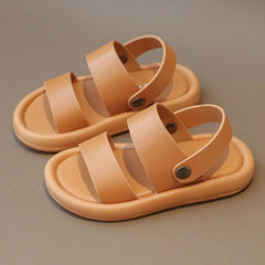 IWIHMIV Girls' Sandals Kids Sandles Boys Summer Sandals Girls Sandles Kid's Boy's Girl's Soft Sole Non Slip Sport Beach Sandals