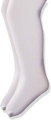 Jefferies Socks girls Smooth Microfiber Tights 2 Pair Pack
