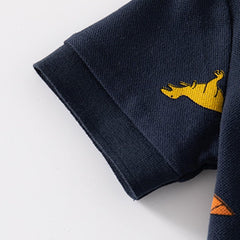 Summer Toddler Boys Girls Short Sleeve Cartoon Prints T Shirt Tops Boys Camouflage Shirts