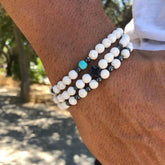 Gold Bracelet Stack for Women Beaded Bracelets Stackable Bracelets Stylish Bracelet Stack Jewelry Gifts for Women