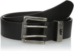 Berne Men's Leather Withlined Stitched Edging Belt