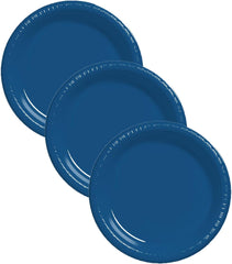 Creative Converting Touch of Color 20 Count Plastic Lunch Plates, Emerald Green