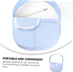 GANAZONO Cat Travel Sling Bag Lightweight Pet Carrier for Dogs Cats Backpack Portable Travel Kitten Carrier for Hiking Outdoor Sky s