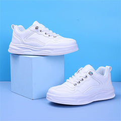 Generic Boy's Girl's Uniforš¦ Low Top Sneakers White Tennis School Walking Shoes Lightweight Toddler Kids Sneakers Casual Shoes