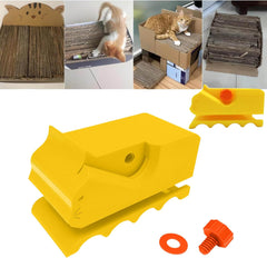 Cat Scratcher Cardboard Cutter-3" Tool for 3D Printed Cat Paw Box Card Borad Cutte for DIY Cat Scratchers Cutting (Red)