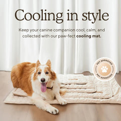 Opticnock Dog Cooling Mat, cooling blanket for dogs and cats, Washable & Portable Pet Soft cool Pad, Pet Air Conditioning Bed, Keeping Your Furry Friend Comfortable All Summer Long (A,16*12IN)