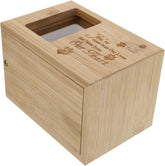 DECHOUS Pet Wooden Cremation Urn for Cats Dogs Cinerary Box for Pet Ashes Memorial Keepsake Storage for Animals
